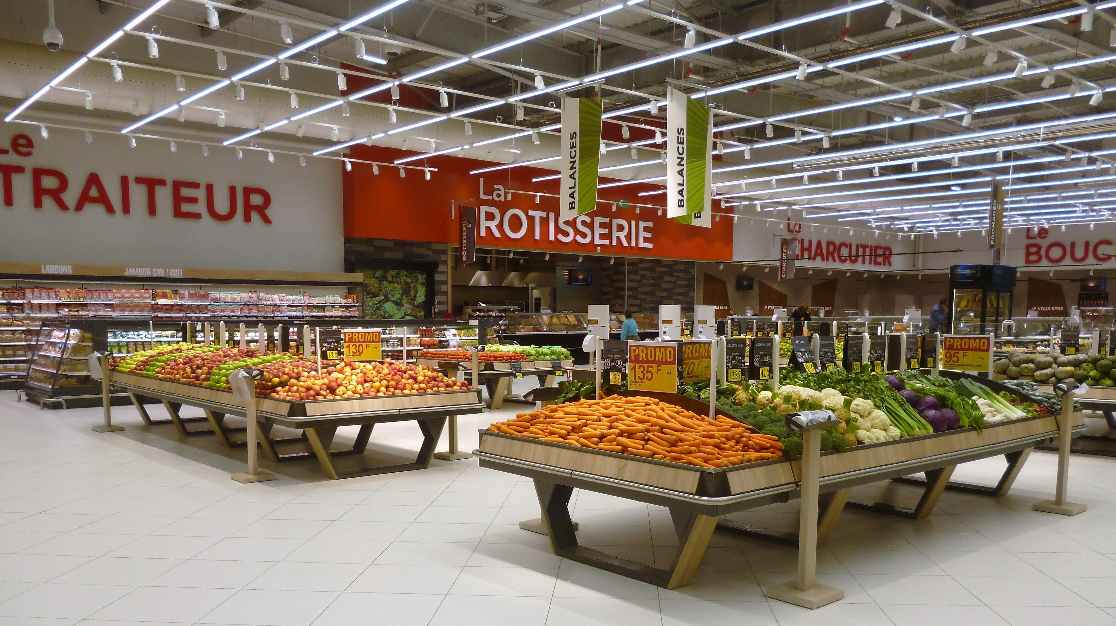 supermarket lighting